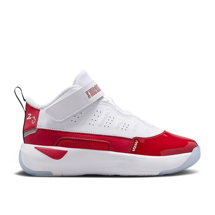 ナイキ　エアジョーダン Air Jordan 【 Jordan Max Aura 7 Ps 'White Gym Red' Youth White/Gym Red/Black/White 】 マックス オーラ ジュニア キッズ 白色 ホワイト Red 赤・レッド 黒色 ブラック 30,745円