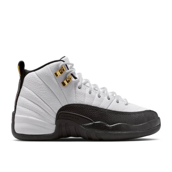 ナイキ エアジョーダン Air Jordan 【 Jordan 12 Retro Ps \u0027Taxi\u0027 2025 Youth White/Taxi/Black 】 レトロ お坊っちゃん キッズ 白いこと 白いこと 黒いこと 黒いこと