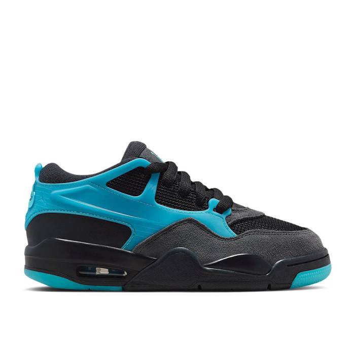 ナイキ エアジョーダン Air Jordan 【 Jordan 4 Rm ガウス \u0027Black/Anthracite/Gamma Blue\u0027 Youth Black/Anthracite/Gamma Blue 】 お坊っちゃん キッズ 黒いこと 黒いこと 青碧 青碧
