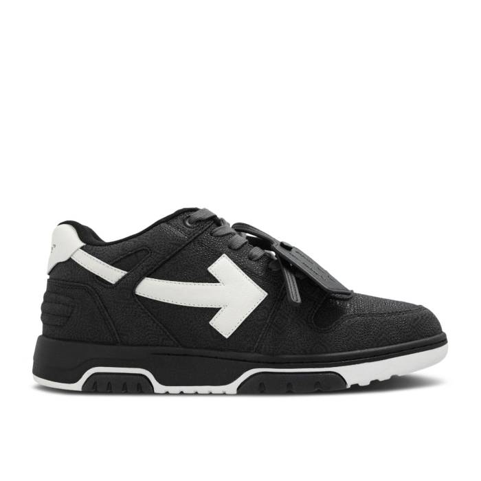 象牙色 Off-White 【 Out Of Office Low \u0027Black White Embossed\u0027 Men Black/White 】 白いこと 白いこと メンズ 黒いこと 黒いこと 白いこと 白いこと