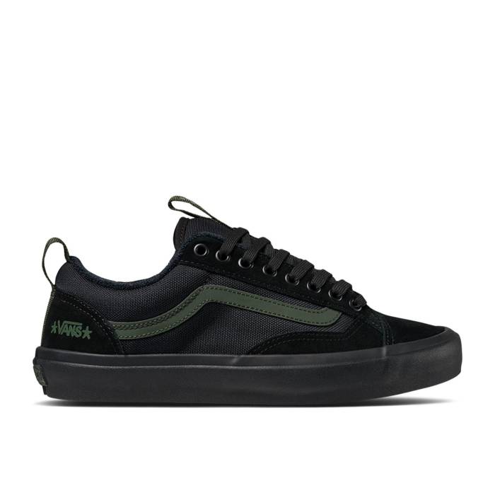 ヴァンズ Vans 【 Atiba Jefferson X Old Skool 36+ \u0027Black Dark Green\u0027 Men Atiba Black/Dark Green 】 メンズ 黒いこと 黒いこと green 緑・緑であること