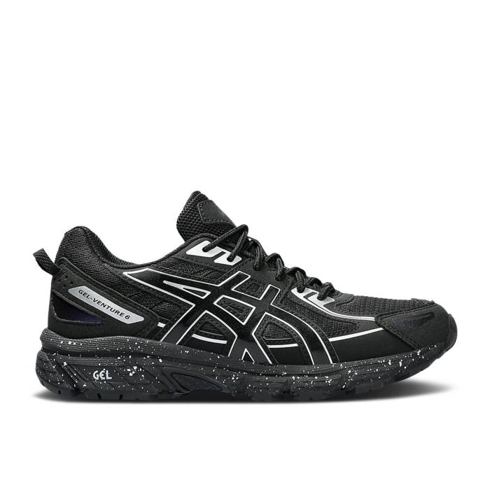 アシックス Asics 【 Gel Venture 6 Gs 'Black Pure Silver' Youth Black/Pure Silver 】 ピュア ジュニア キッズ 黒色 ブラック ピュア Silver 銀色・シルバー|スニケス