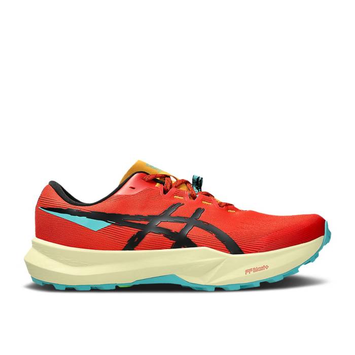 アシックス Asics 【 Fuji Lite 6 \u0027Red Clay Black\u0027 Men Red Clay/Black 】 ともし火 メンズ Red 赤・赤いこと 黒いこと 黒いこと
