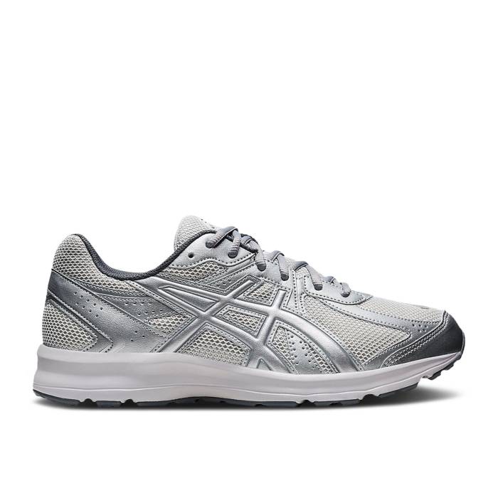 アシックス Asics 【 Jog 100S \u0027Glacier Grey Pure Silver\u0027 Men Glacier Grey/Pure Silver 】 薄墨色 薄墨色 純一無雑 メンズ 薄墨色 薄墨色 純一無雑 Silver しろがね色・しろがね色