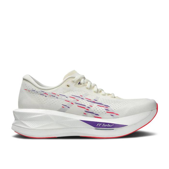 アシックス Asics 【 Wmns Sonicblast \u0027Cream Purple Red\u0027 Women Cream/Blue Fade 】 Purple 紫・パープル レディース 皮膚軟化剤 青み 青色