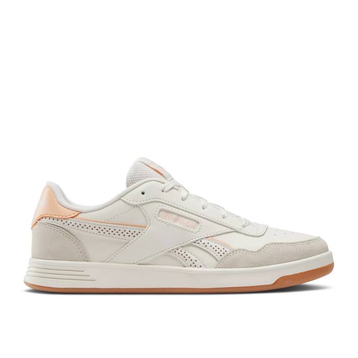 リーボック Reebok 【 Wmns Court Advance \u0027Chalk Pink Stucco\u0027 Women Chalk/Pink Stucco/Utility Brown 】 厚地の外套 pink サクラ色 レディース pink サクラ色 赤銅色 赤銅色