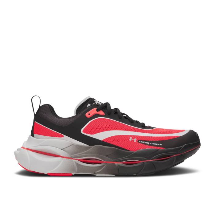 アンダーアーマー Under Armour 【 Halo Racer \u0027Black Racer Red\u0027 Men Black/Racer Red/Distant Grey 】 メンズ 黒いこと 黒いこと Red 赤・赤いこと 薄墨色 薄墨色