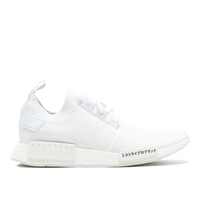 アディダス Adidas 【 Nmd_R1 Primeknit \u0027Japan Triple White\u0027 Men Footwear White/Footwear White/Footwear White 】 メンズ 白いこと 白いこと