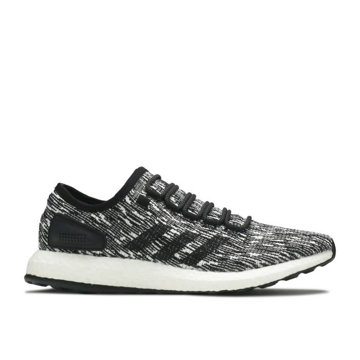 アディダス Adidas 【 Pureboost Men Core Black/Running White/Running White 】 メンズ 中核グループ 黒いこと 黒いこと 白いこと 白いこと