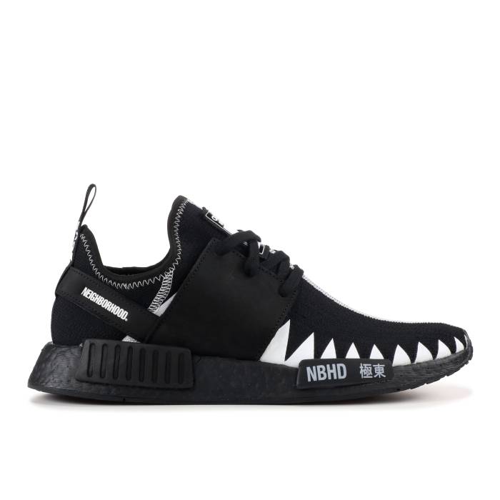 アディダス Adidas 【 Neighborhood X Nmd_R1 Primeknit \u0027Neighborhood\u0027 Men Black/White 】 メンズ 黒いこと 黒いこと 白いこと 白いこと