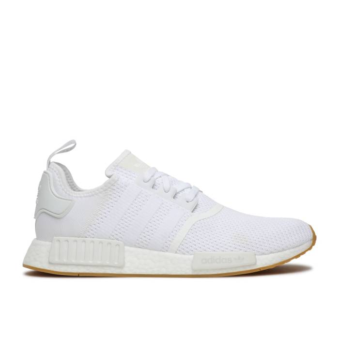 アディダス Adidas 【 Nmd_R1 Cloud White Men Cloud White/Cloud White/Gum 】 メンズ 白色 ホワイト
