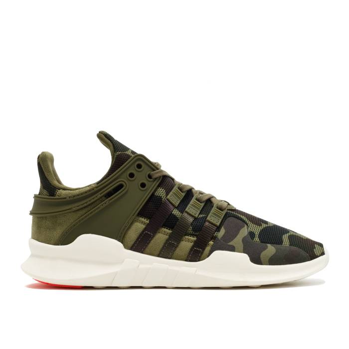アディダス Adidas 【 Eqt Support Adv J \u0027Camo\u0027 Youth Olive Cargo/Off White/Off White 】 御坊っちゃん キッズ olive オリーブ 積貨委託貨物 白いこと 白いこと