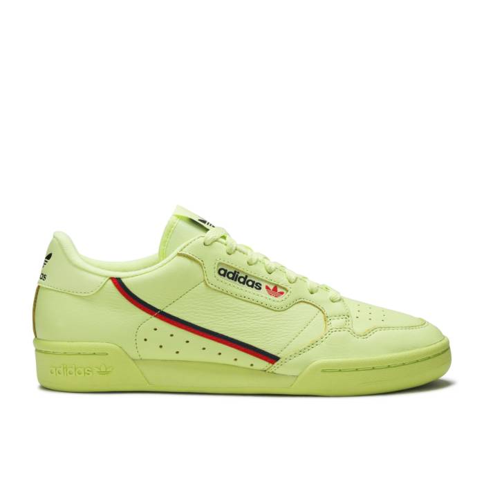 アディダス Adidas 【 Continental 80 \u0027Semi-Frozen Yellow\u0027 Men Semi-Frozen Yellow/Scarlet/Collegiate Navy 】 メンズ yellow 黄味がかった・黄色 紺色 米国海軍