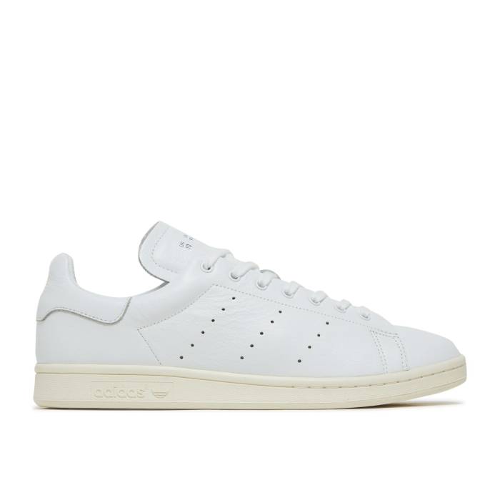アディダス Adidas 【 Stan Smith Recon Leather \'Triple White\' Men Cloud White/Cloud White/Off White 】 レザー メンズ 白色 ホワイト｜スニケス
