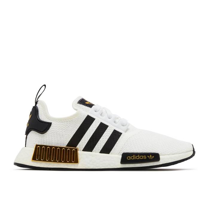 アディダス Adidas 【 Nmd_R1 'Metallic Gold' Men Cloud White/Core Black/Metallic Gold 】 メンズ 白色 ホワイト コア 黒色 ブラック ゴールド|スニケス