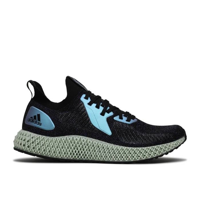 アディダス Adidas 【 Alphaedge 4D \u0027Goodbye Gravity\u0027 Men Core Black/Blue Violet Metallic 】 メンズ 中核グループ 黒いこと 黒いこと 青み 青色 紫・相撲取り草