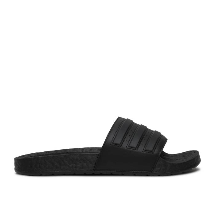 アディダス Adidas 【 Adilette Boost Slides Triple Black Men Core Black/Core Black/Core Black 】 アディレッタ ブースト メンズ コア 黒色 ブラック