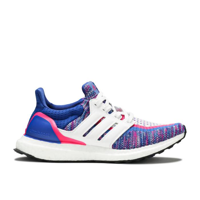 アディダス Adidas 【 Ultraboost 2.0 J 'Multi-Color' Youth Blue/Crystal White/Shock Pink 】 ジュニア キッズ 青色 ブルー 白色 ホワイト ショック pink ピンク｜スニケス