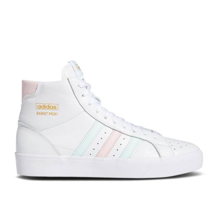 アディダス Adidas 【 Wmns Basket Profi 'Dash Green Pink' Women Cloud White/Dash Green/Clear Pink 】 green 緑・グリーン レディース 白色 ホワイト green 緑・グリーン pink ピンク｜スニケス