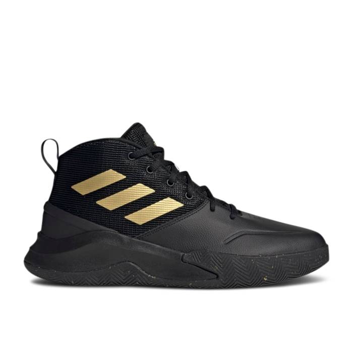 アディダス Adidas 【 Ownthegame 'Black Matte Gold' Men Core Black/Matte Gold/Core Black 】 メンズ コア 黒色 ブラック ゴールド