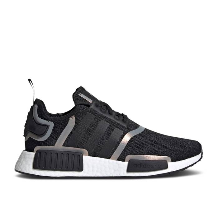 アディダス Adidas 【 Wmns Nmd_R1 'Black Iridescent' Women Core Black/Core Black/Cloud White 】 レディース コア 黒色 ブラック 白色 ホワイト｜スニケス