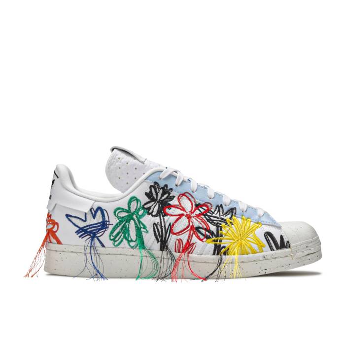 アディダス Adidas 【 Sean Wotherspoon X Superstar \u0027Super Earth\u0027 Men Cloud White/Cloud White/Off White 】 Superstar はやりっ児 メンズ 白いこと 白いこと