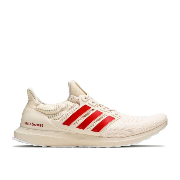 アディダス Adidas 【 Ultraboost 1.0 Ncaa Pack - Indiana Men Oatmeal/Team Victory Red/Chalk White 】 メンズ Team チーム Victory ビクトリー Red 赤・レッド 白色 ホワイト