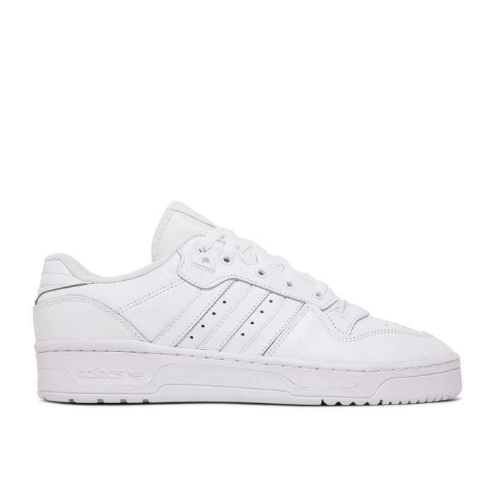 アディダス Adidas 【 Rivalry Low \u0027Cloud White\u0027 Men Cloud White/Cloud White/Core Black 】 メンズ 白いこと 白いこと 中核グループ 黒いこと 黒いこと