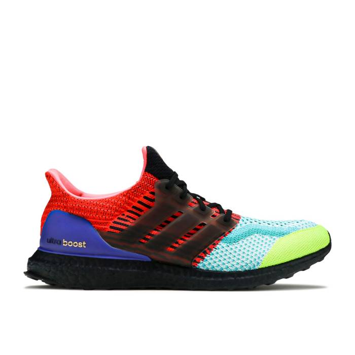 アディダス Adidas 【 Ultraboost Dna \u0027What The\u0027 Men Solar Slime/Core Black/Night Flash 】 メンズ 中核グループ 黒いこと 黒いこと ナイト爵 メンズ靴-スニーカー