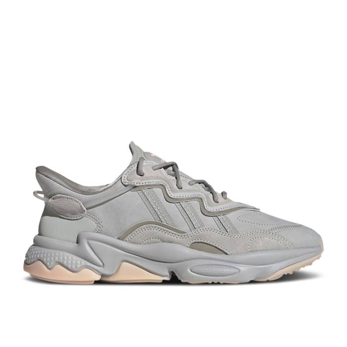 アディダス Adidas 【 Ozweego Metal Grey Men Metal Grey/Feather Grey/Vapour Pink 】 メンズ メタル 灰色 グレー pink ピンク