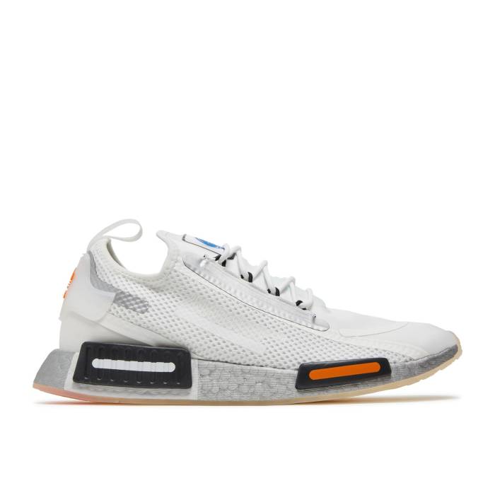 アディダス Adidas 【 Nasa X Nmd_R1 Spectoo \u0027Footwear White\u0027 Men Footwear White/Footwear White/Core Black 】 メンズ 白いこと 白いこと 中核グループ 黒いこと 黒いこと