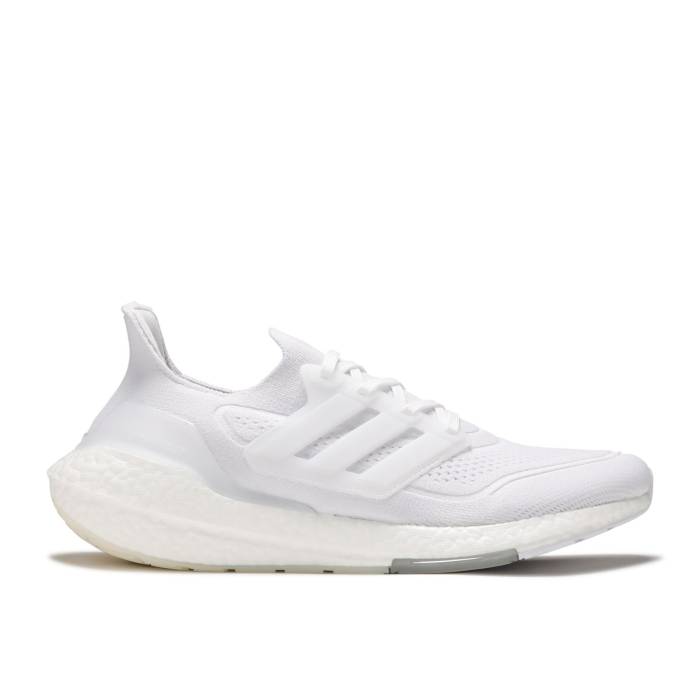 アディダス Adidas 【 Ultraboost 21 'Cloud White' Men Cloud White/Cloud White/Grey Three 】 メンズ 白色 ホワイト 灰色 グレー