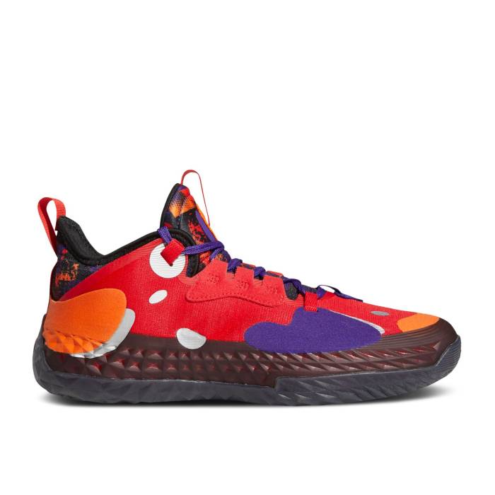 アディダス Adidas 【 Harden Vol. 5 \u0027Chinese New Year\u0027 Men Scarlet/Core Black/Orange 】 ハーデン メンズ 中核グループ 黒いこと 黒いこと orange 橙・オレンジ色