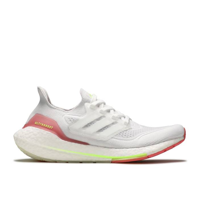 アディダス Adidas 【 Wmns Ultraboost 21 \u0027White Hazy Rose\u0027 Women Cloud White/Cloud White/Hazy Rose 】 レディース 白いこと 白いこと Rose さくら色
