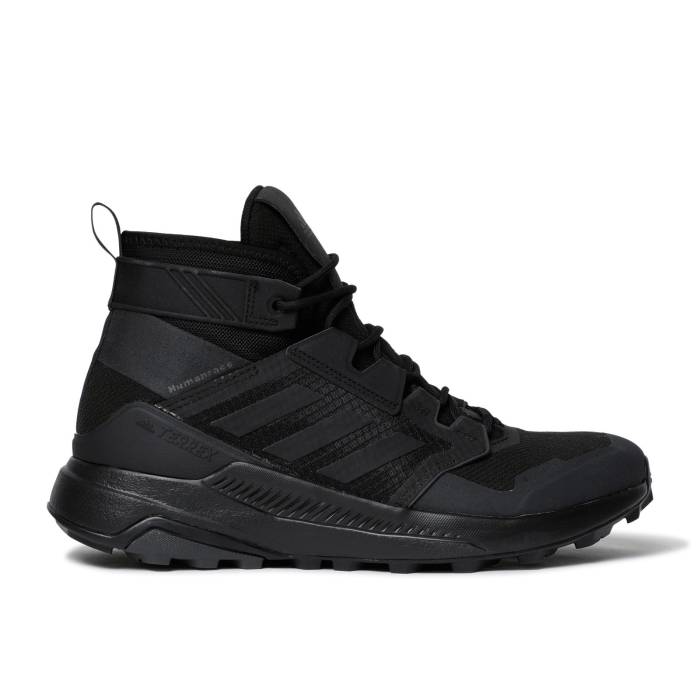 アディダス Adidas 【 Pharrell X Terrex Trailmaker Mid Gtx \u0027Triple Black\u0027 Men Black/Black/Black 】 ミッド メンズ 黒いこと 黒いこと
