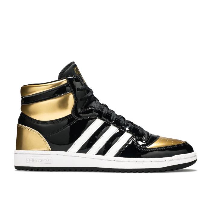 アディダス Adidas 【 Top Ten Rb \u0027Black Gold Patent\u0027 Men Core Black/Gold Metallic/Footwear White 】 ゴールド メンズ 中核グループ 黒いこと 黒いこと ゴールド 白いこと 白いこと
