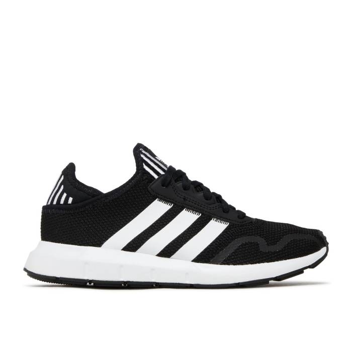 アディダス Adidas 【 Swift Run X J \u0027Black White\u0027 Youth Core Black/Cloud White/Core Black 】 Swift 幽客 御坊っちゃん キッズ 中核グループ 黒いこと 黒いこと 白いこと 白いこと