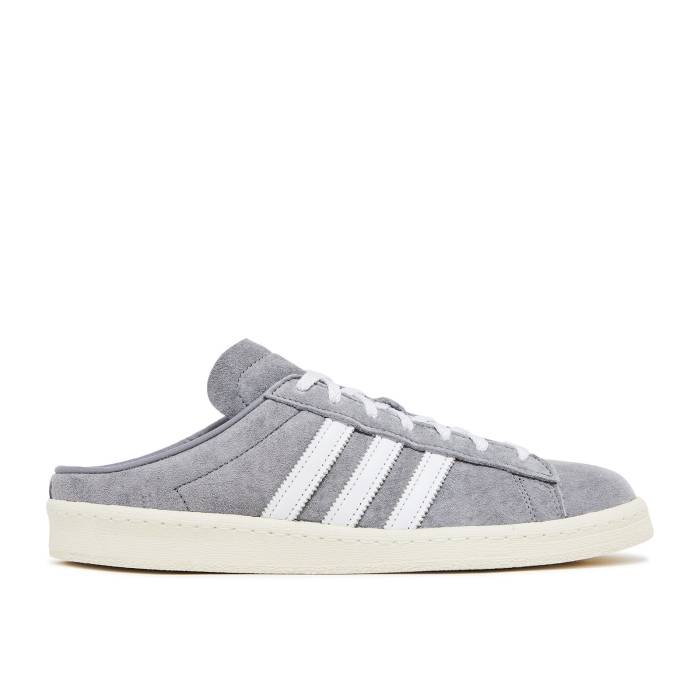 アディダス Adidas 【 Campus 80S Mule 'Grey' Men Grey/Cloud White/Off White 】 キャンパス メンズ 灰色 グレー 白色 ホワイト|スニケス