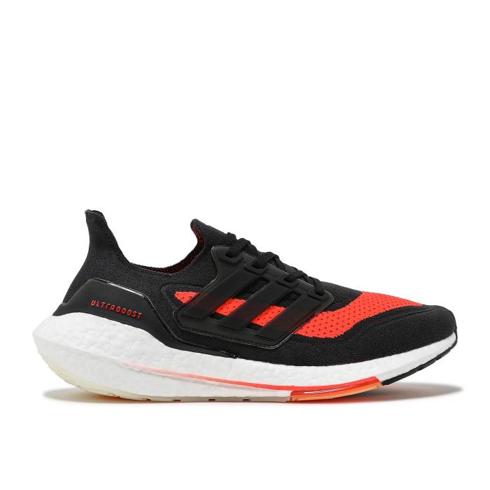 アディダス Adidas 【 Ultraboost 21 'Carbon Solar Red' Men Carbon/Core Black/Solar Red 】 メンズ カーボン コア 黒色 ブラック Red 赤・レッド
