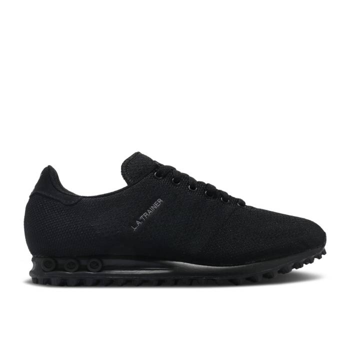 アディダス Adidas 【 La Trainer Weave \u0027Triple Black\u0027 Men Core Black/Core Black/Core Black 】 天使の都市 調教師 メンズ 中核グループ 黒いこと 黒いこと