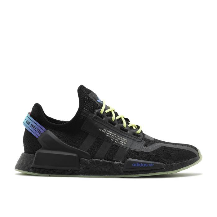 アディダス Adidas 【 Nmd_R1 V2 \u0027Black Sonic Ink\u0027 Men Core Black/Pulse Yellow/Sonic Ink 】 メンズ 中核グループ 黒いこと 黒いこと yellow 黄味がかった・黄色