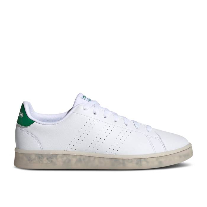 アディダス Adidas 【 Advantage Eco 'White Green' Men Cloud White/Cloud White/Green 】 メンズ 白色 ホワイト green 緑・グリーン
