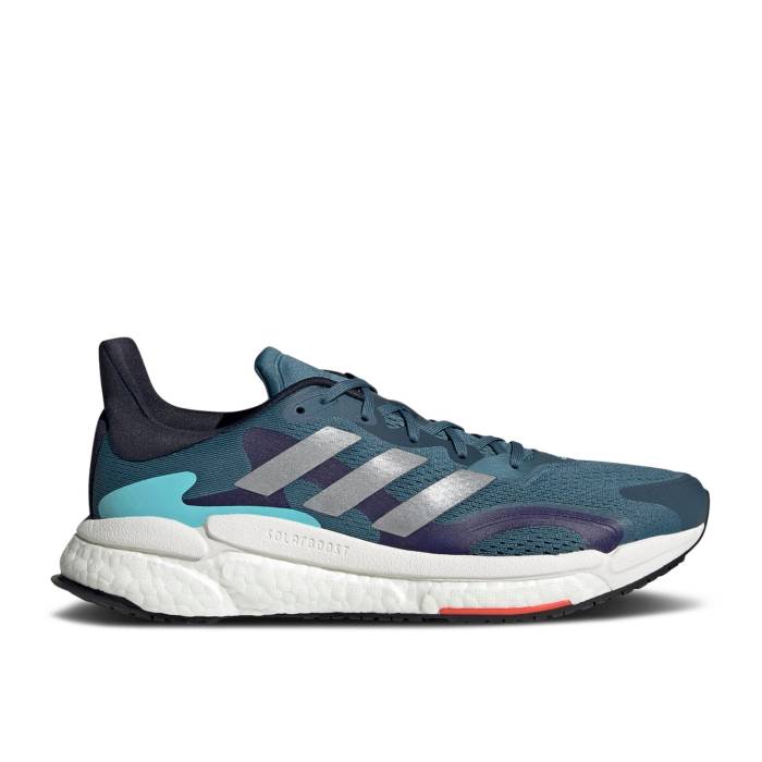 アディダス Adidas 【 Solar Boost 3 'Orbit Indigo' Men Orbit Indigo/Silver Metallic/Sonic Ink 】 ブースト メンズ 藍色・インディゴ Silver 銀色・シルバー｜スニケス