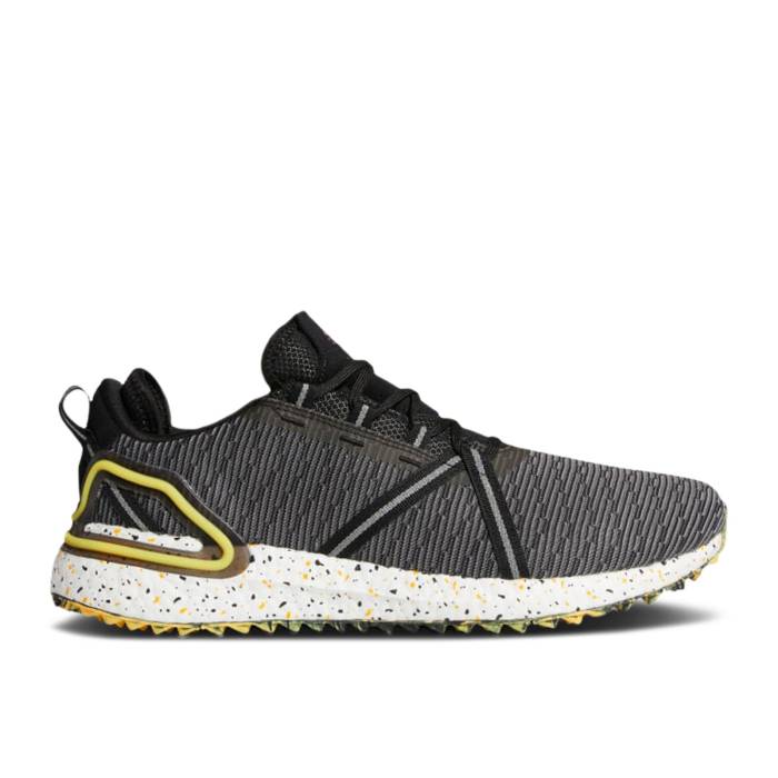 アディダス Adidas 【 Solarthon Primegreen Spikeless Golf \u0027Black Solar Gold\u0027 Men Core Black/Sonic Fuchsia/Solar Gold 】 golf ゴルフ メンズ 中核グループ 黒いこと 黒いこと ゴールド