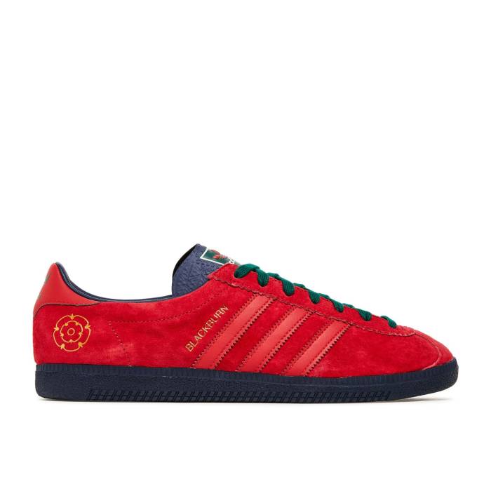 アディダス Adidas 【 Blackburn Ewood Red Rose Of Lancashire Men Scarlet/Night Indigo/Collegiate Green 】 Rose ローズ メンズ ナイト 藍色・インディゴ green 緑・グリーン