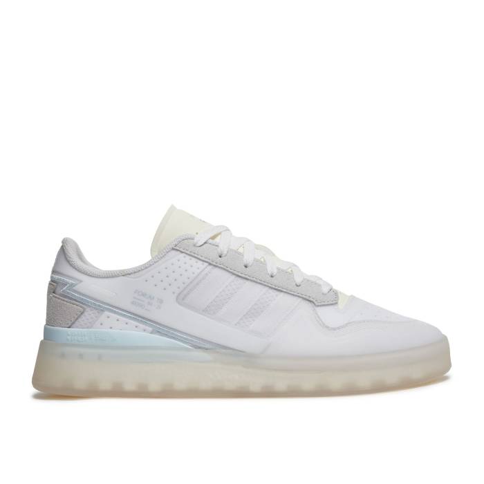 アディダス Adidas 【 Forum Tech Boost 'White Sky Tint' Men Cloud White/Sky Tint/Cream White 】 フォーラム テック ブースト スカイ メンズ 白色 ホワイト スカイ クリーム