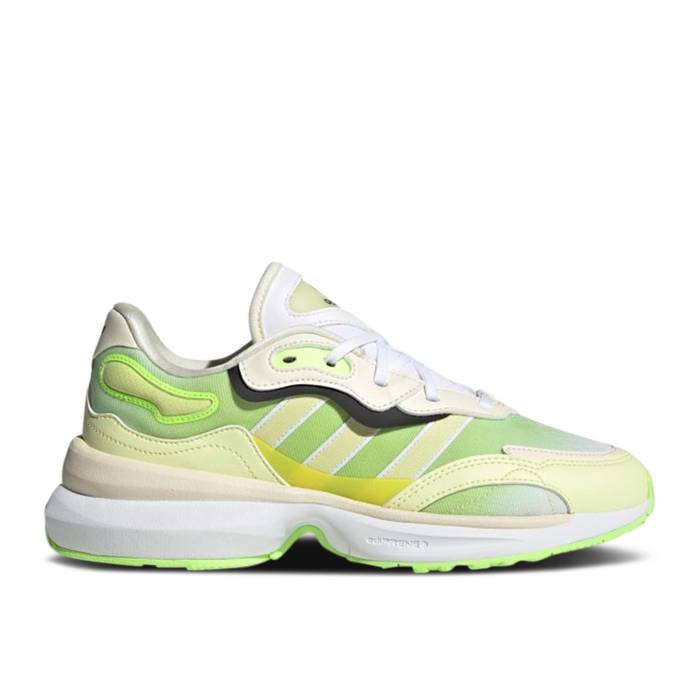 アディダス Adidas 【 Wmns Zentic \u0027Pulse Yellow Tint Wonder White\u0027 Women Pulse Yellow/Yellow Tint/Wonder White 】 yellow 黄味がかった・黄色 レディース yellow 黄味がかった・黄色 白いこと 白いこと