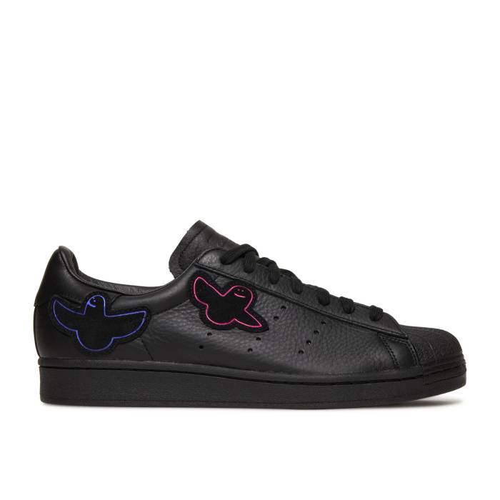 アディダス Adidas 【 Mark Gonzales X Superstar Adv 'Shmoo' Men Core Black/Core Black/Core Black 】 Superstar スーパースター メンズ コア 黒色 ブラック｜スニケス
