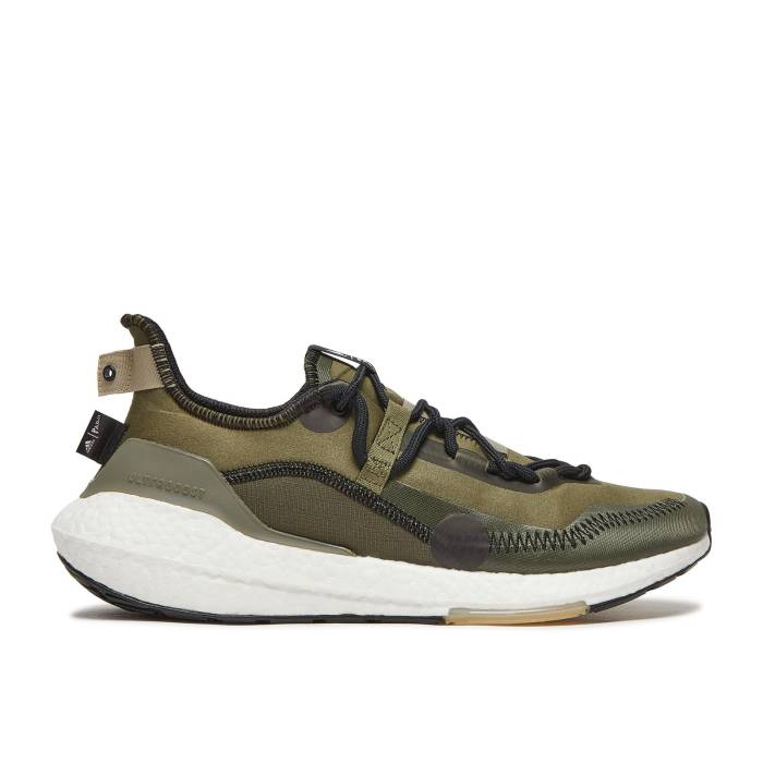 アディダス Adidas 【 Parley X Ultraboost 21 'Focus Olive' Men Focus Olive/Core Black/Orbit Green 】 メンズ olive オリーブ コア 黒色 ブラック green 緑・グリーン｜スニケス