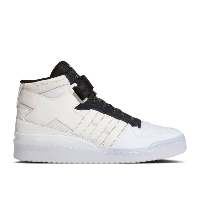 アディダス Adidas 【 Forum Mid \u0027Sky Tint Black\u0027 Men Crystal White/Sky Tint/Core Black 】 討論会 ミッド メンズ 白いこと 白いこと 天の原 中核グループ 黒いこと 黒いこと